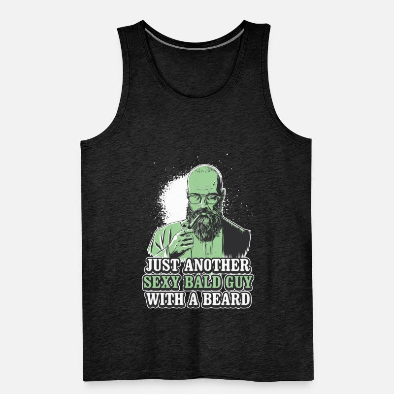 Just Another Sexy Bald Guy Bart Geschenk Männer Premium Bio Tank Top