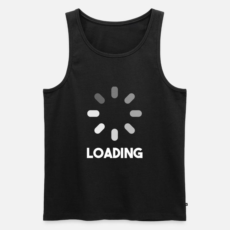 Loading load computer - Men's Premium Organic Tank Top - black
