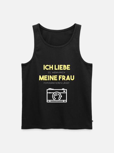 Fotograf - Männer Premium Bio Tank Top - Schwarz