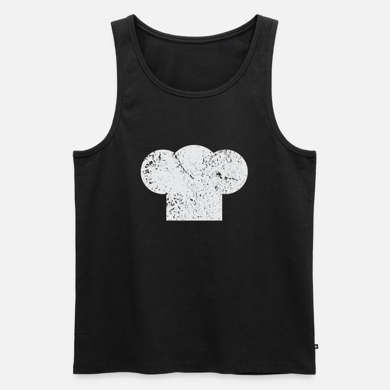 Koch Kochen Restaurant - Männer Premium Bio Tank Top - Schwarz