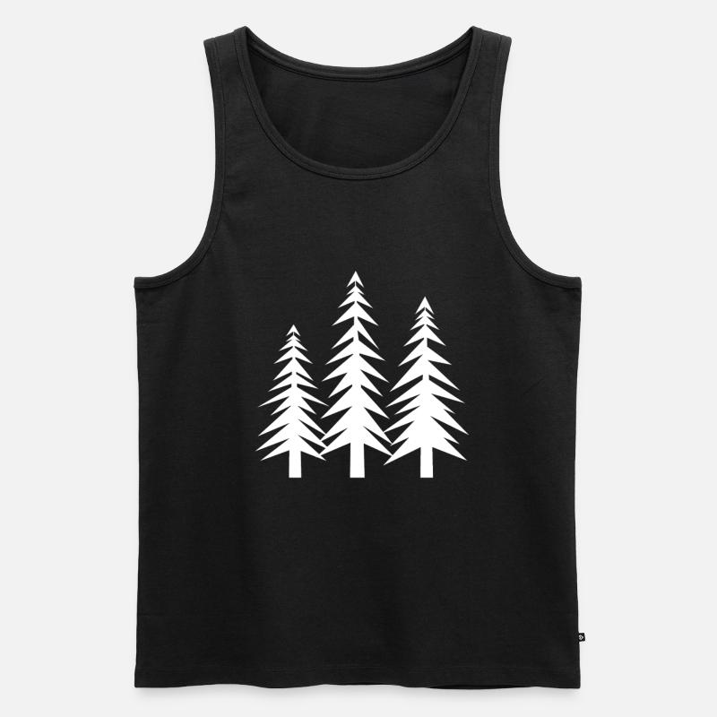 Förster - Männer Premium Bio Tank Top - Schwarz