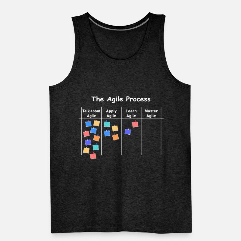 Processus Agile AOE gestion de processus de projet Débardeur bio Premium Homme