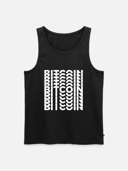 BITCOIN - Männer Premium Bio Tank Top - Schwarz