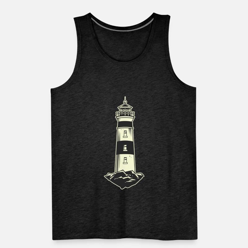 Lighthouse Lighthouse Men's Premium Organic Tank Top