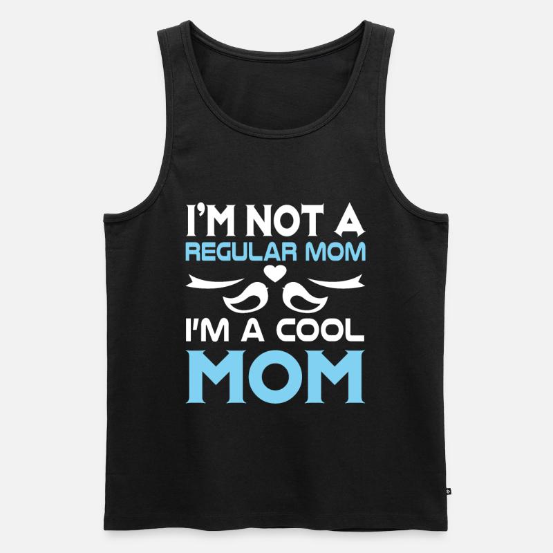 Coole Mom - Männer Premium Bio Tank Top - Schwarz