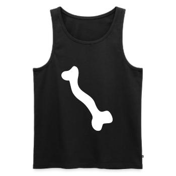 Os squelette - Débardeur bio Premium Homme - noir - Devant - AI Model Male 178 light (178cm)