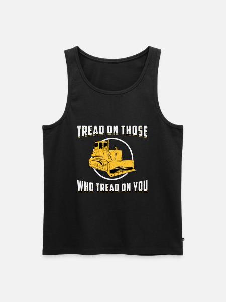 Bulldozer Construction Worker Gift - Men's Premium Organic Tank Top - black