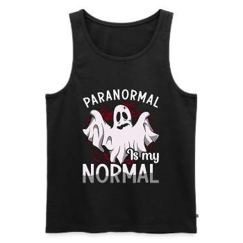 Ghost Hunter Paranormal Ghost Hunt Ghost Gift - Men's Premium Organic Tank Top - black - Front - Michal (187cm)