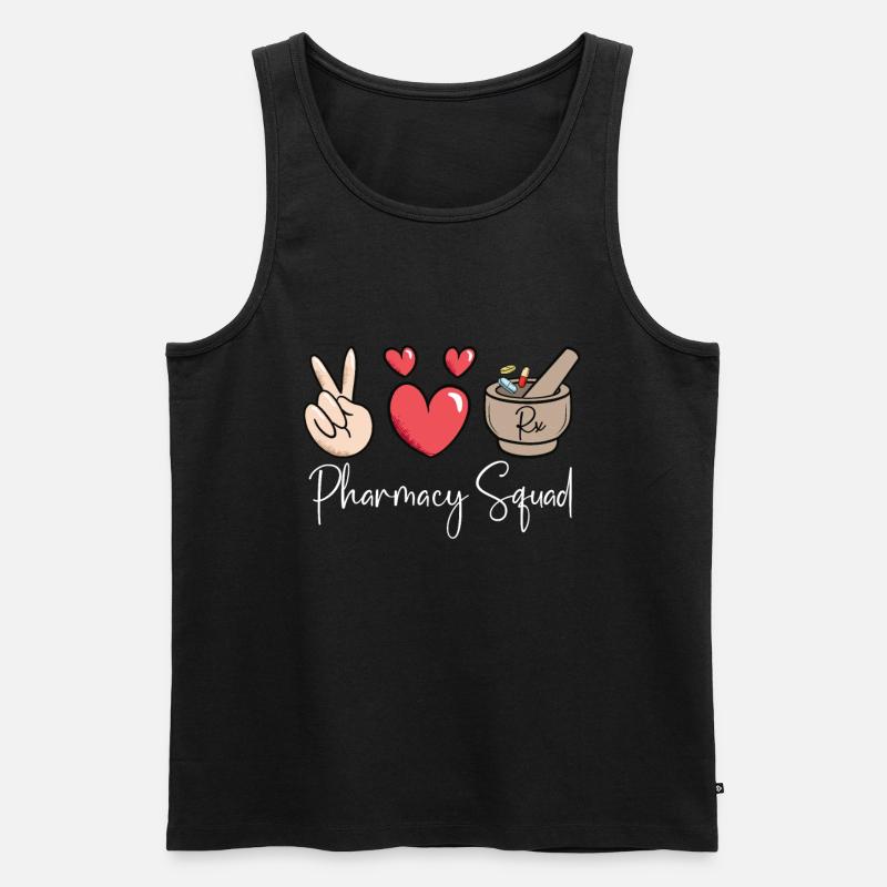 Pharmacy Technician Pharmacy Technician Gift - Men's Premium Organic Tank Top - black