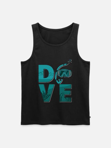 Freediver Apnée Apnée Plongée Cadeau - Débardeur bio Premium Homme - noir