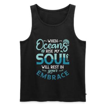 Freitaucher Tauchen Apnoe Freitauchen Geschenk - Männer Premium Bio Tank Top - Schwarz - Vorne - AI Model Male 178 light (178cm)