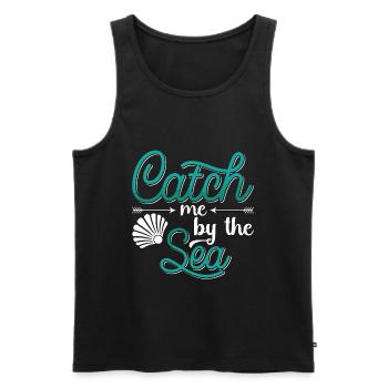 Freitaucher Apnoe Tauchen Freitauchen Geschenk - Männer Premium Bio Tank Top - Schwarz - Vorne - Michal (187cm)