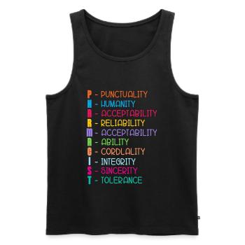 Pharmacy Pharmacy Technician Technician Gift - Men's Premium Organic Tank Top - black - Front - AI Model Male 178 light (178cm)