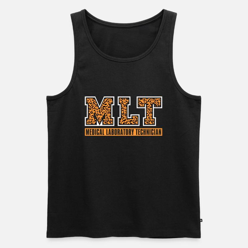 Labortechniker Beruf Wissenschaft Geschenk - Männer Premium Bio Tank Top - Schwarz