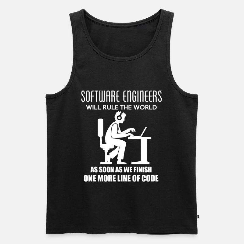 Software Engineer - Männer Premium Bio Tank Top - Schwarz