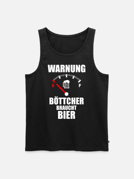 BÖTTCHER Bière Spruch - Débardeur bio Premium Homme - noir