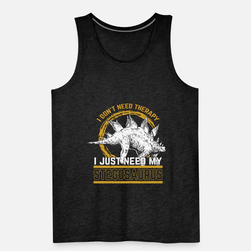 Stegosaurus Men's Premium Organic Tank Top