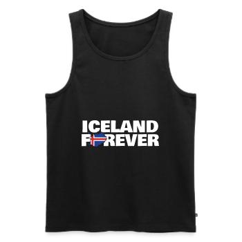 Island - Männer Premium Bio Tank Top - Schwarz - Vorne - Michal (187cm)