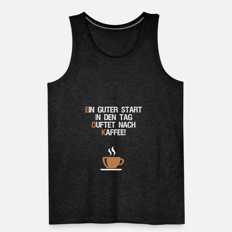 Kaffee Geschenkidee Männer Premium Bio Tank Top