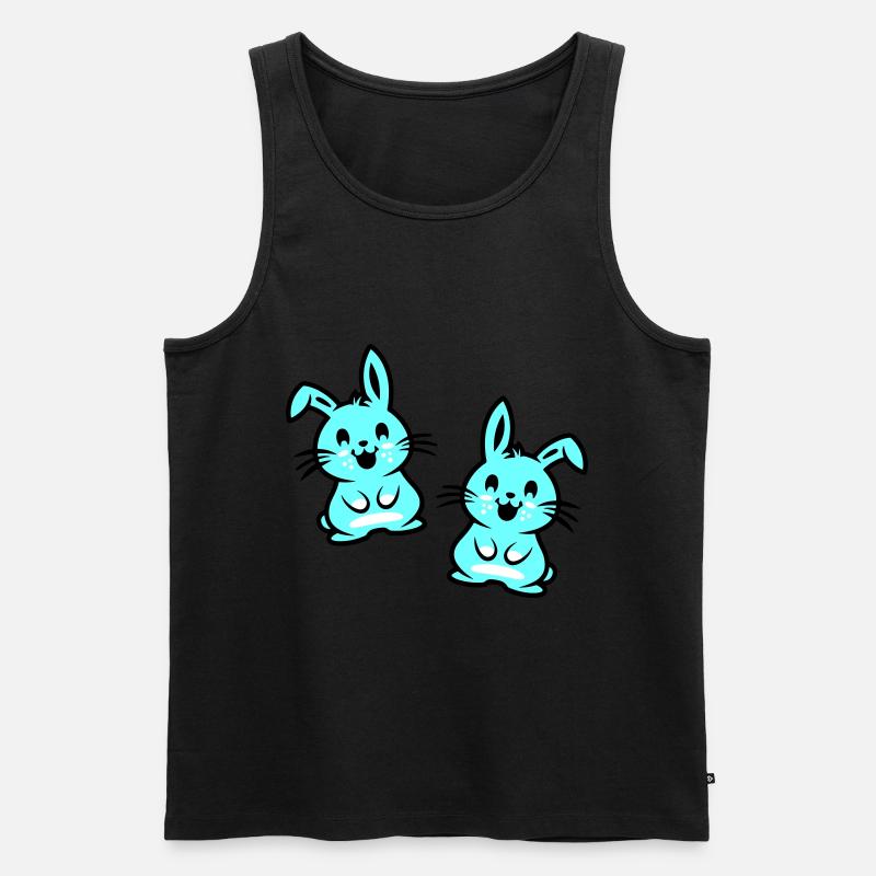 Easter Bunny Easter - Men's Premium Organic Tank Top - undefined