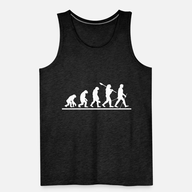 Evolution de la marche nordique Débardeur bio Premium Homme
