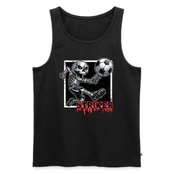 STRIKER SOCCER - SKELETON - Men's Premium Organic Tank Top - black - Front - Michal (187cm)