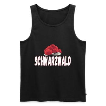 Bollenhut Schwarzwald für Kinder, Frauen und - Männer Premium Bio Tank Top - Schwarz - Vorne - Michal (187cm)