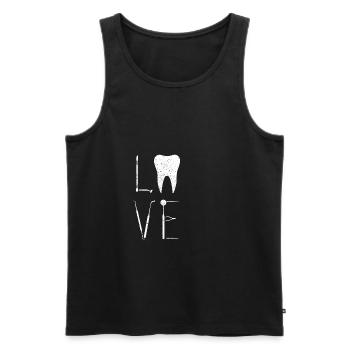 Kieferchirugin cadeau assistant dentiste dentiste - Débardeur bio Premium Homme - noir - Devant - Michal (187cm)