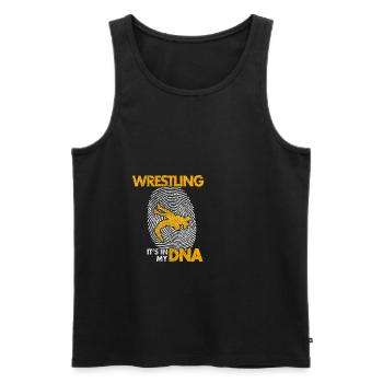 Ringen Ringkampf Ringer Geschenk Wrestling - Männer Premium Bio Tank Top - Schwarz - Vorne - AI Model Male 178 light (178cm)