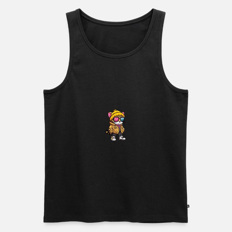 Leopard Winter - Männer Premium Bio Tank Top - undefined