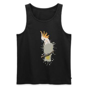 Project Drawing 5 1 - Men's Premium Organic Tank Top - black - Front - AI Model Male 178 light (178cm)