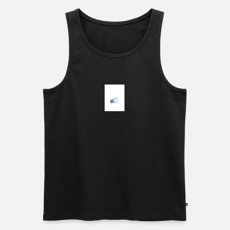 Golf - Männer Premium Bio Tank Top - Schwarz