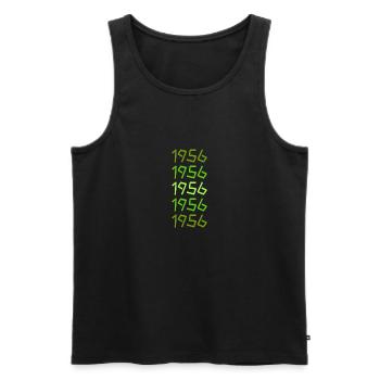 Chef 1956 - Men's Premium Organic Tank Top - black - Front - AI Model Male 178 light (178cm)