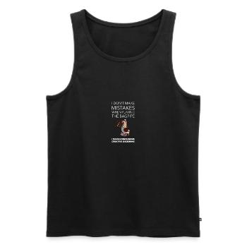 Scotland Bagpipe Bagpipe Musician Gift - Men's Premium Organic Tank Top - black - Front - Michal (187cm)