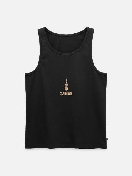 Janek as viola - Men's Premium Organic Tank Top - black