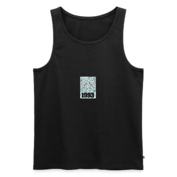 1993 - Männer Premium Bio Tank Top - Schwarz - Vorne - Michal (187cm)