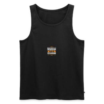 Ich Bin Nicht Alt Geburtstag - Männer Premium Bio Tank Top - Schwarz - Vorne - AI Model Male 178 light (178cm)