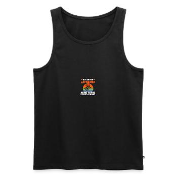 Car Painter Vehicle Painter Painter - Men's Premium Organic Tank Top - black - Front - AI Model Male 178 light (178cm)