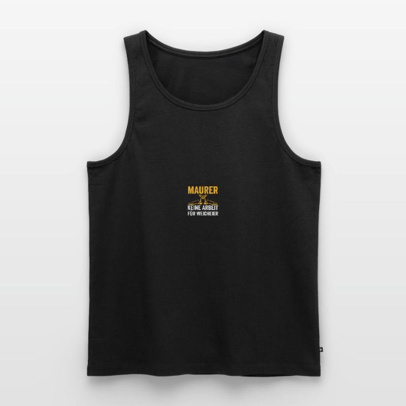 Master Bricklayer Journeyman Bricklayer Men's Premium Organic Tank Top