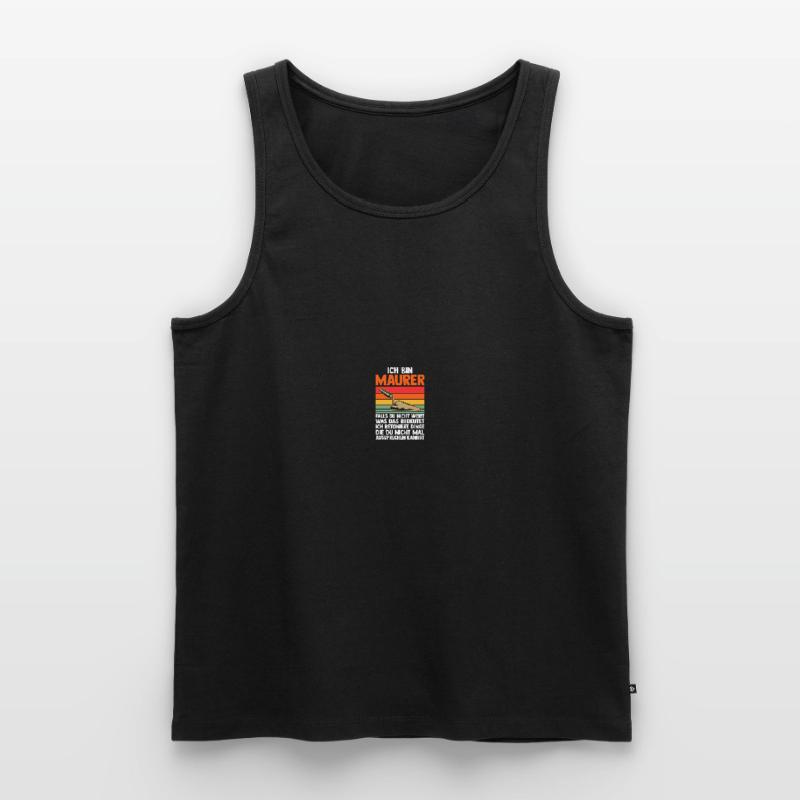 Master Bricklayer Journeyman Bricklayer Men's Premium Organic Tank Top