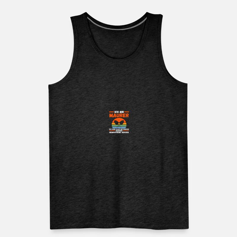 Master Bricklayer Journeyman Bricklayer Men's Premium Organic Tank Top