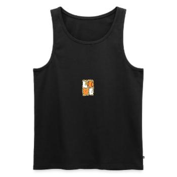 Joueur de baseball Baseball - Débardeur bio Premium Homme - noir - Devant - AI Model Male 178 light (178cm)