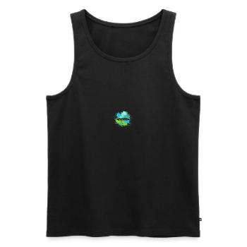 Harmonica Harmonica - Men's Premium Organic Tank Top - black - Front - AI Model Male 178 light (178cm)