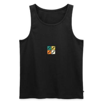 Harmonica Harmonica - Men's Premium Organic Tank Top - black - Front - AI Model Male 178 light (178cm)