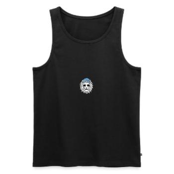 Leo Holger - Débardeur bio Premium Homme - noir - Devant - AI Model Male 178 light (178cm)