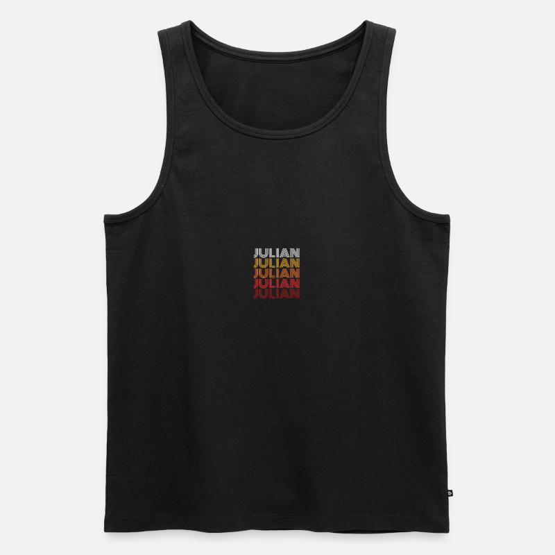Julian - Männer Premium Bio Tank Top - Schwarz