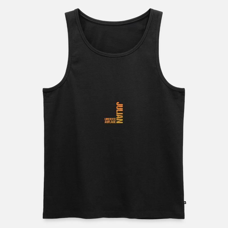 Julian - Männer Premium Bio Tank Top - Schwarz
