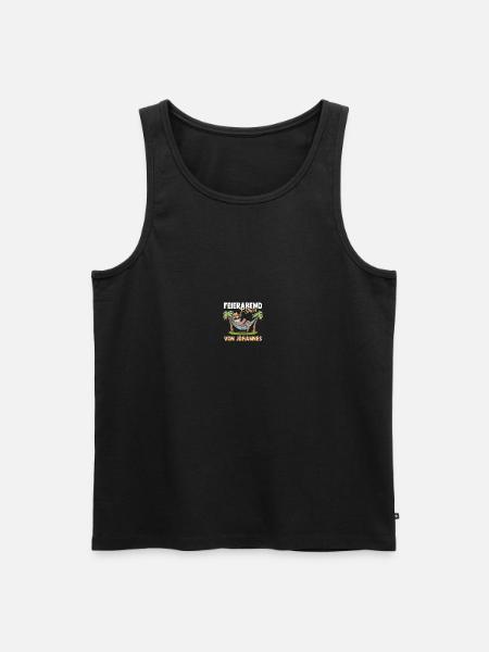 Sloth Johannes - Men's Premium Organic Tank Top - black