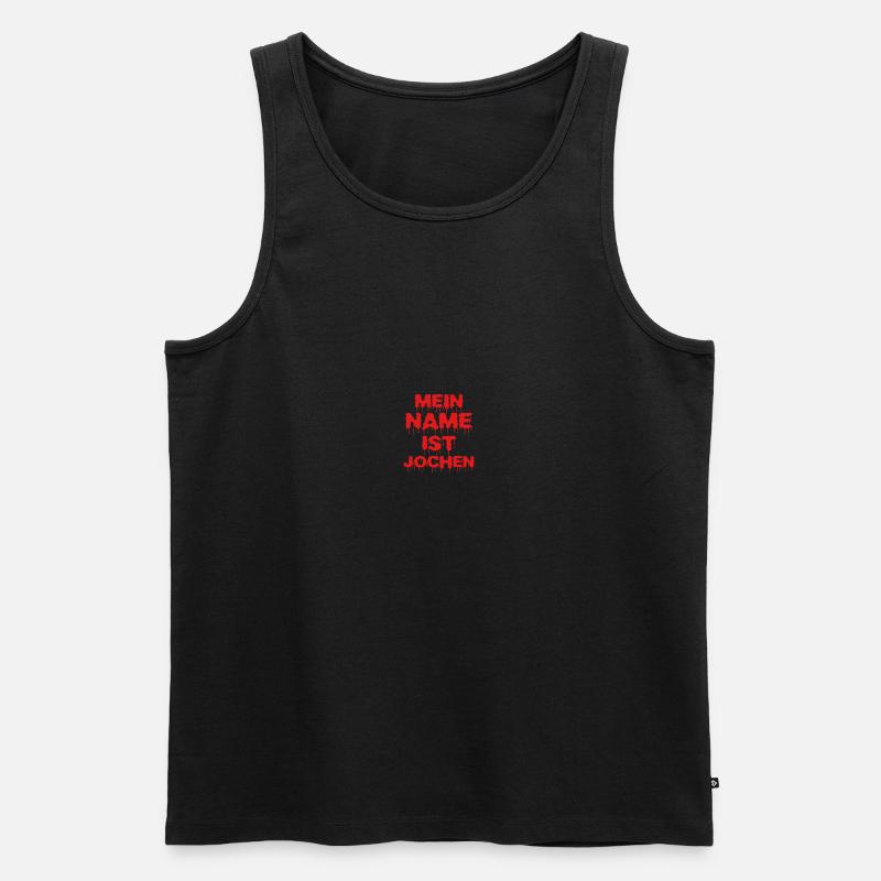 Jochen - Männer Premium Bio Tank Top - Schwarz