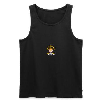 Daycare Leavers School Enrollment Schoolchild - Men's Premium Organic Tank Top - black - Front - Michal (187cm)